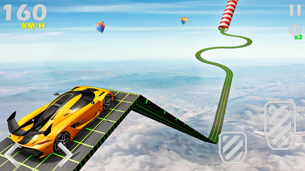 Mega Ramp Car Games Car Stunts на Андроид — Много денег — скриншот 4