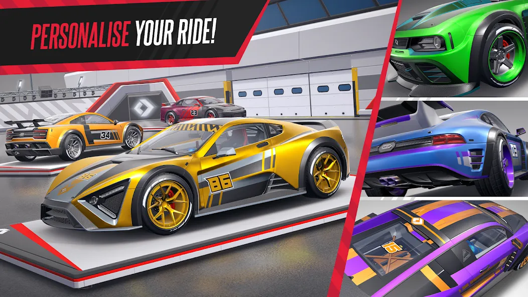 Скачать Hot Lap League: Racing Mania! — Модификация Много денег — скриншот 3