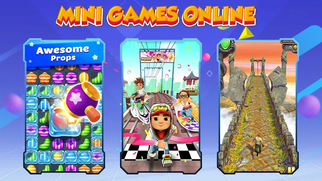 Скачать Mini Games Online MOD APK — Все открытые мини-игры — скриншот 4
