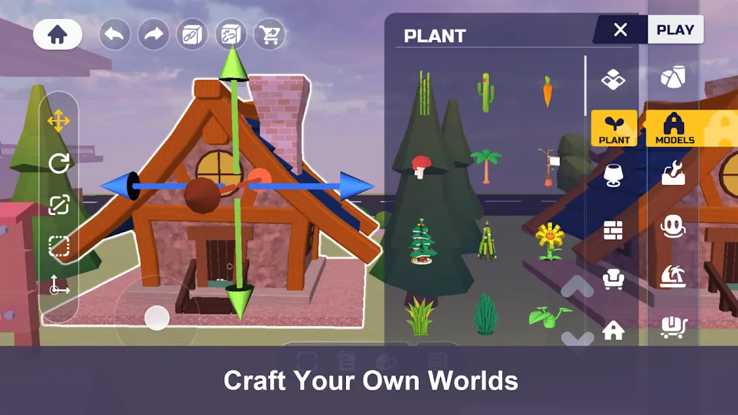 Скачать Uni - Craft your world с модом — Много денег — скриншот 1