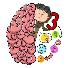Взлом Brain Test 3: Tricky Quests — Много подсказок