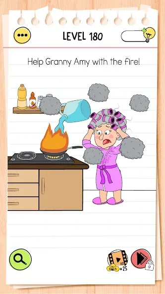 Brain Test 4: Tricky Friends на Андроид — Мод Много подсказок и без рекламы — скриншот 4