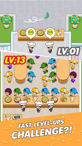 Food Fever: Restaurant Tycoon MOD — Много денег и без рекламы на Андроид — скриншот 1 Food Fever: Restaurant Tycoon MOD — Много денег и без рекламы на Андроид — скриншот 1