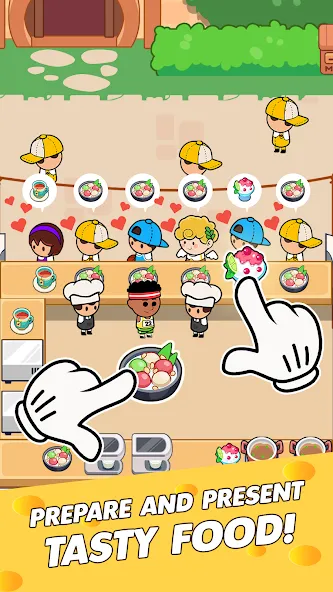 Food Fever: Restaurant Tycoon MOD — Много денег и без рекламы на Андроид — скриншот 3 Food Fever: Restaurant Tycoon MOD — Много денег и без рекламы на Андроид — скриншот 3