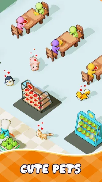 Скачать Kitchen Fever: Food Tycoon — Последняя версия (Много денег и бесконечная энергия) — скриншот 5