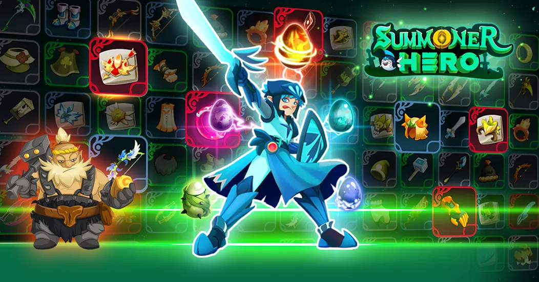 Скачать Summoner Hero: Epic Battle на телефон — Много денег — скриншот 2