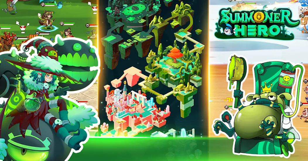 Скачать Summoner Hero: Epic Battle на телефон — Много денег — скриншот 3