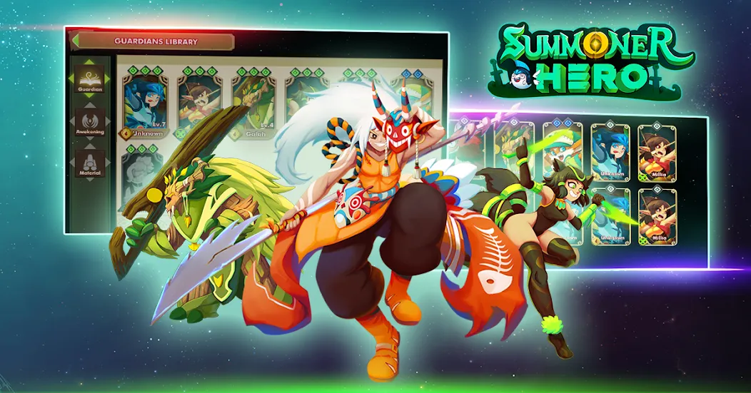 Скачать Summoner Hero: Epic Battle на телефон — Много денег — скриншот 4
