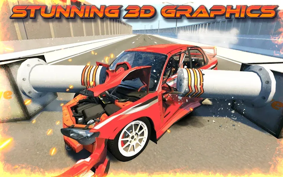 Скачать Highway Crash Car Race на Андроид — Много денег — скриншот 2