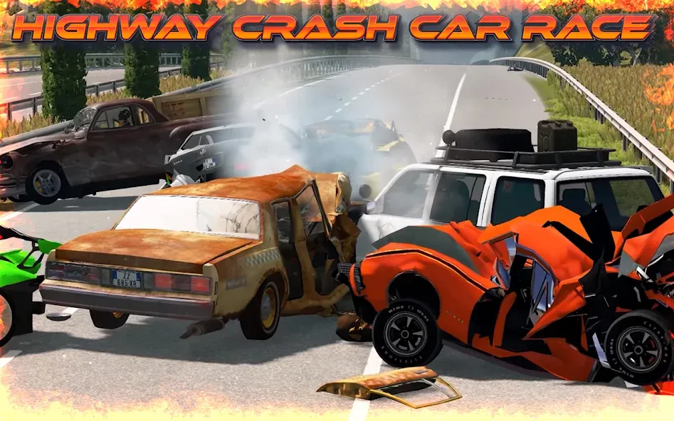 Скачать Highway Crash Car Race на Андроид — Много денег — скриншот 4