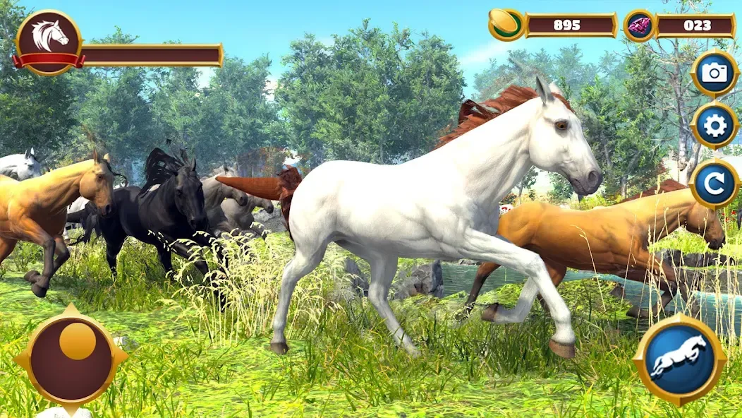 Скачать Virtual Horse Family Simulator — Модификация Много денег — скриншот 1 Скачать Virtual Horse Family Simulator — Модификация Много денег — скриншот 1