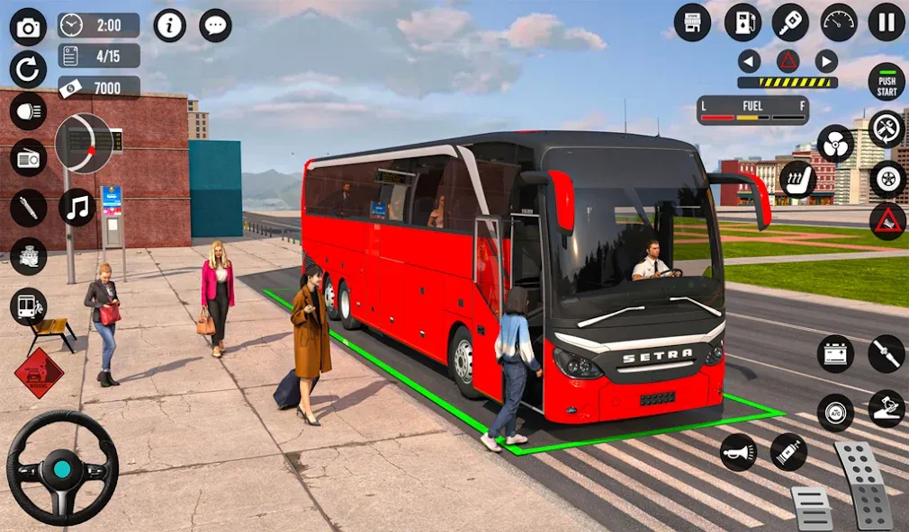 Скачать Bus Simulator 3D: Bus Games MOD APK — Много денег — скриншот 4