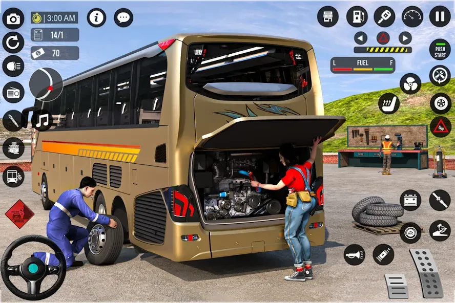 Скачать Bus Simulator 3D: Bus Games MOD APK — Много денег — скриншот 5