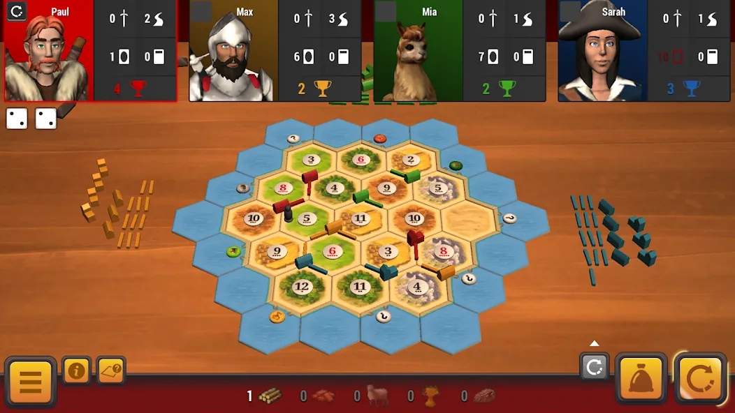 Скачать взлом Catan Universe на Андроид — Всё разблокировано — скриншот 1