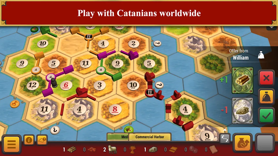 Скачать взлом Catan Universe на Андроид — Всё разблокировано — скриншот 4