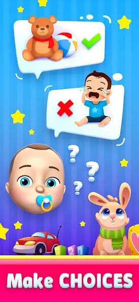 Story Life Simulator: Idle Sim — Мод: Много денег и энергии — скриншот 1