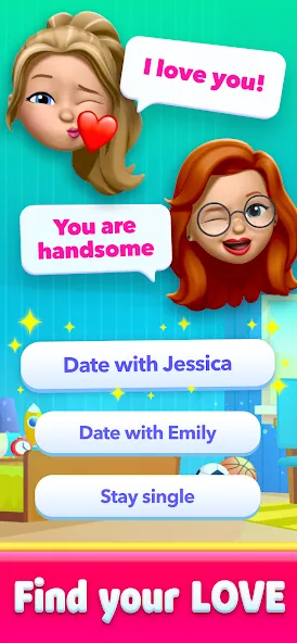 Story Life Simulator: Idle Sim — Мод: Много денег и энергии — скриншот 2
