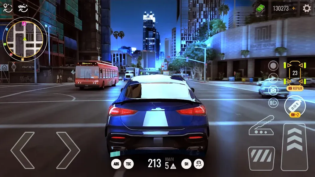 Скачать взломанную Driving Real Race City 3D — Много денег и всё открыто — скриншот 4 Скачать взломанную Driving Real Race City 3D — Много денег и всё открыто — скриншот 4