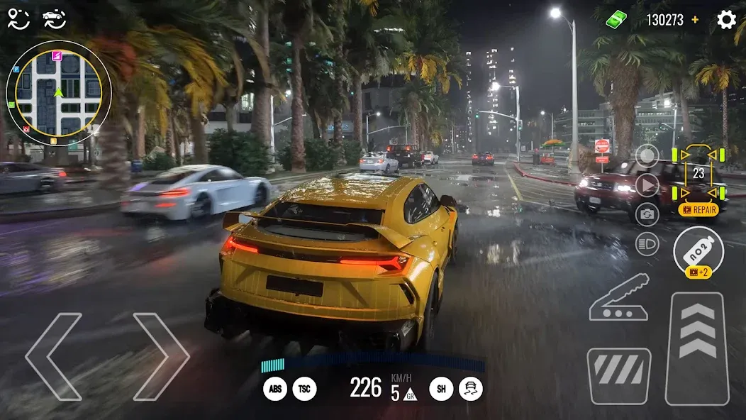 Скачать взломанную Driving Real Race City 3D — Много денег и всё открыто — скриншот 5
