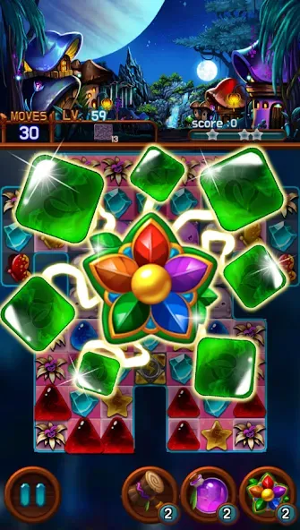 Взлом Jewel Galaxy — Много денег — скриншот 1