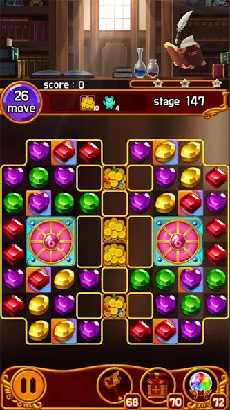 Скачать Jewel Magic Castle MOD APK — Много денег — скриншот 4 Скачать Jewel Magic Castle MOD APK — Много денег — скриншот 4