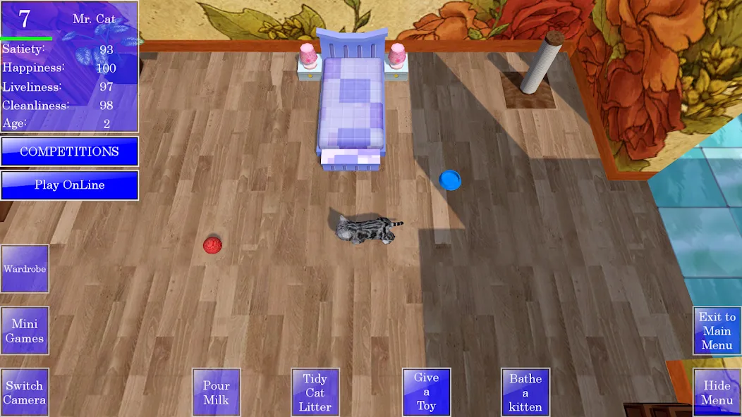 Скачать Cute Pocket Cat 3D на телефон — Много денег — скриншот 1