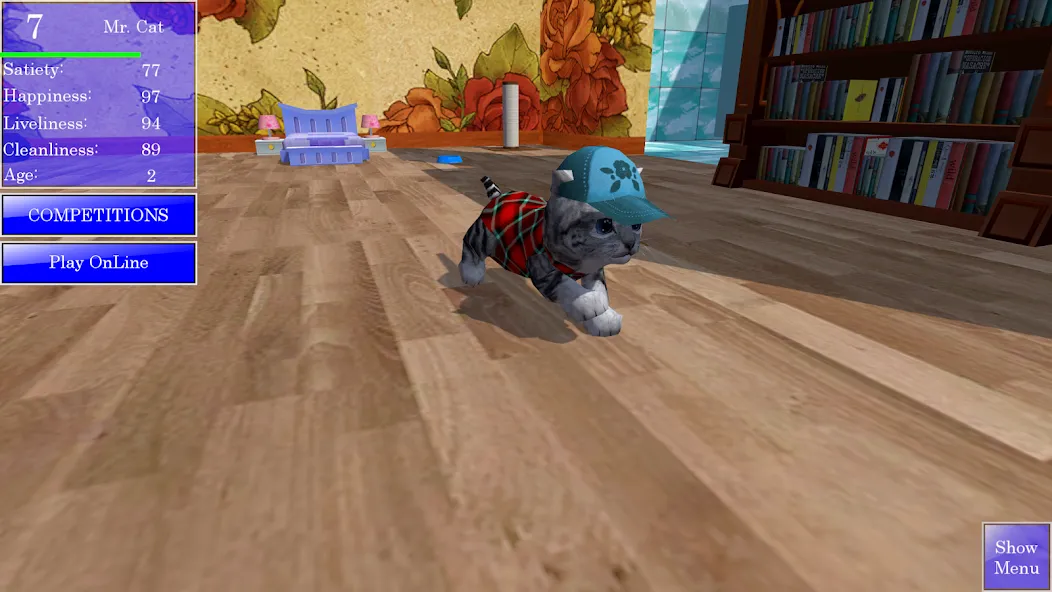 Скачать Cute Pocket Cat 3D на телефон — Много денег — скриншот 2
