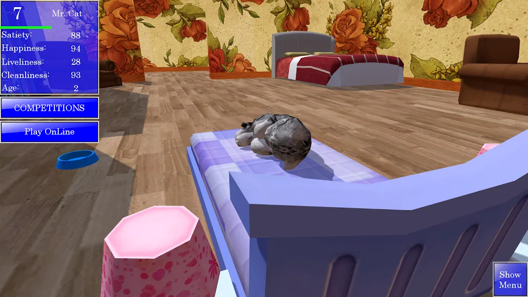 Скачать Cute Pocket Cat 3D на телефон — Много денег — скриншот 3