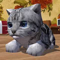 Скачать Cute Pocket Cat 3D на телефон — Много денег