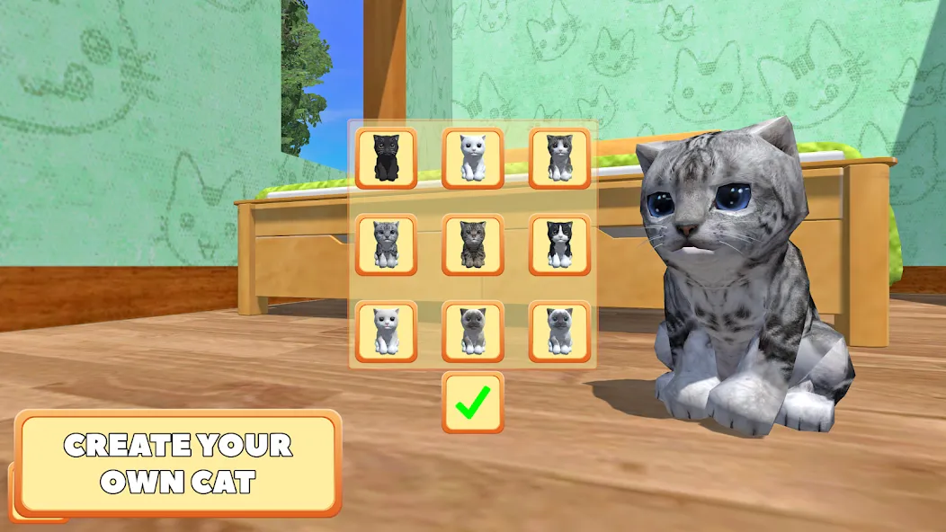 Скачать Cute Pocket Cat 3D - Part 2 (Мод: Много денег) на Андроид — скриншот 1