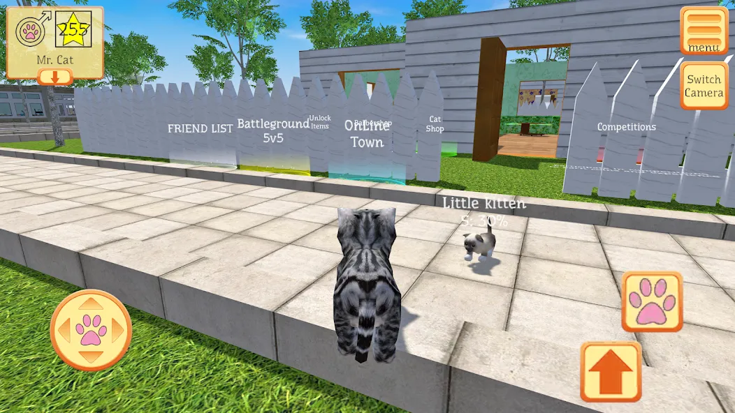 Скачать Cute Pocket Cat 3D - Part 2 (Мод: Много денег) на Андроид — скриншот 5