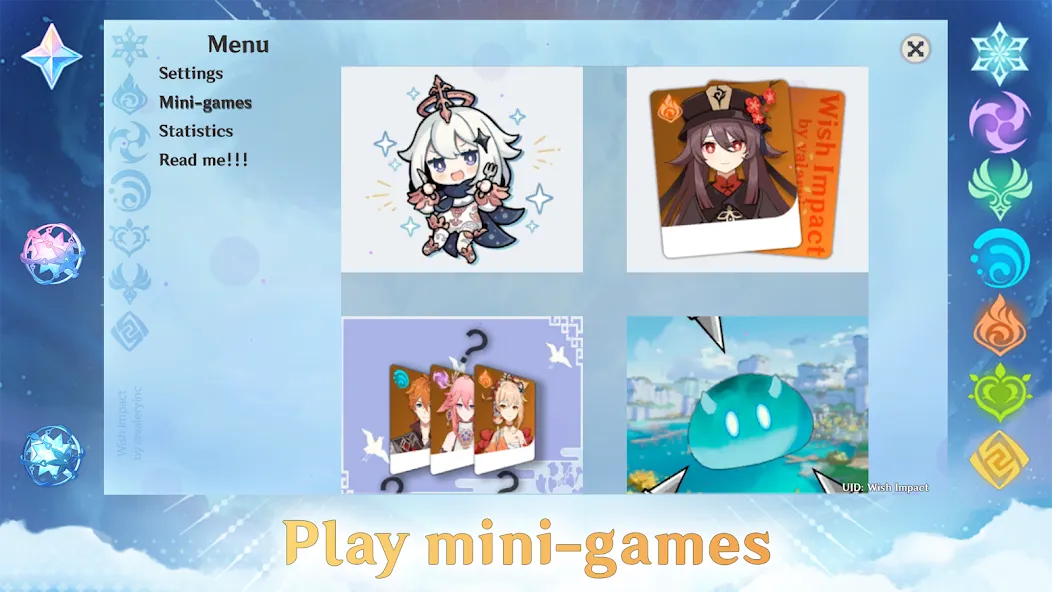 Взлом Wish Impact: Genshin Wish Sim — Много камней истока и круток — скриншот 5