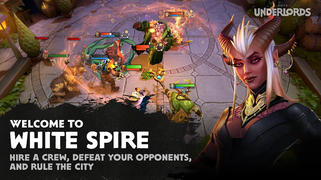 Скачать Dota Underlords MOD APK — Много денег — скриншот 1