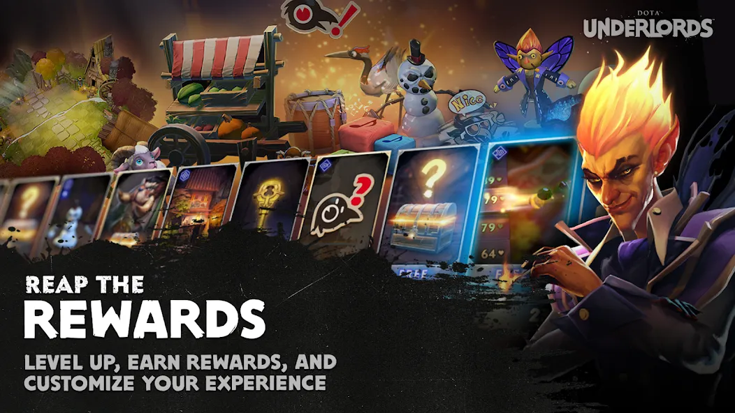 Скачать Dota Underlords MOD APK — Много денег — скриншот 4