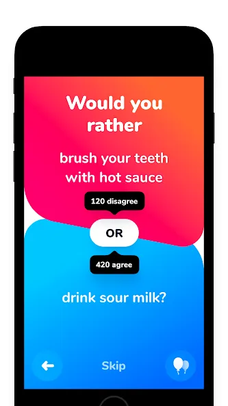 Dilemmaly - Would you rather? Mod APK Все вопросы разблокированы — Скачать на Андроид — скриншот 5