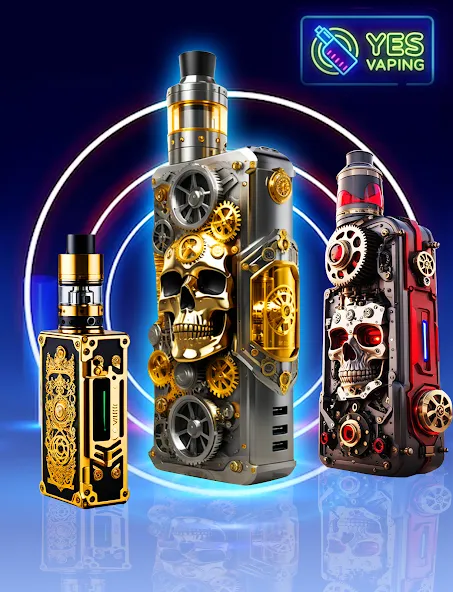 Virtual Vape Smoke Simulation Mod APK Всё открыто — Скачать на Андроид — скриншот 1