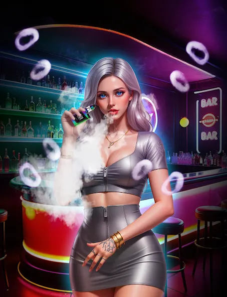 Virtual Vape Smoke Simulation Mod APK Всё открыто — Скачать на Андроид — скриншот 2