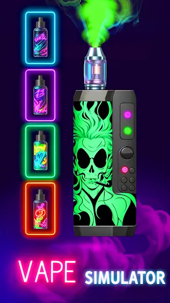 Virtual Vape Smoke Simulation Mod APK Всё открыто — Скачать на Андроид — скриншот 5