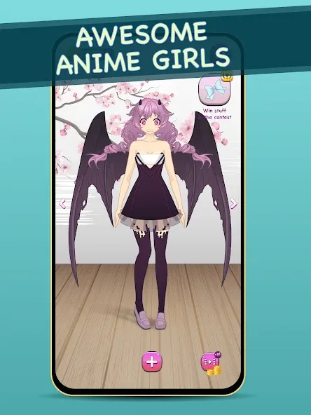 Скачать Anime Dress Up for Adults с модом — Всё открыто — скриншот 1