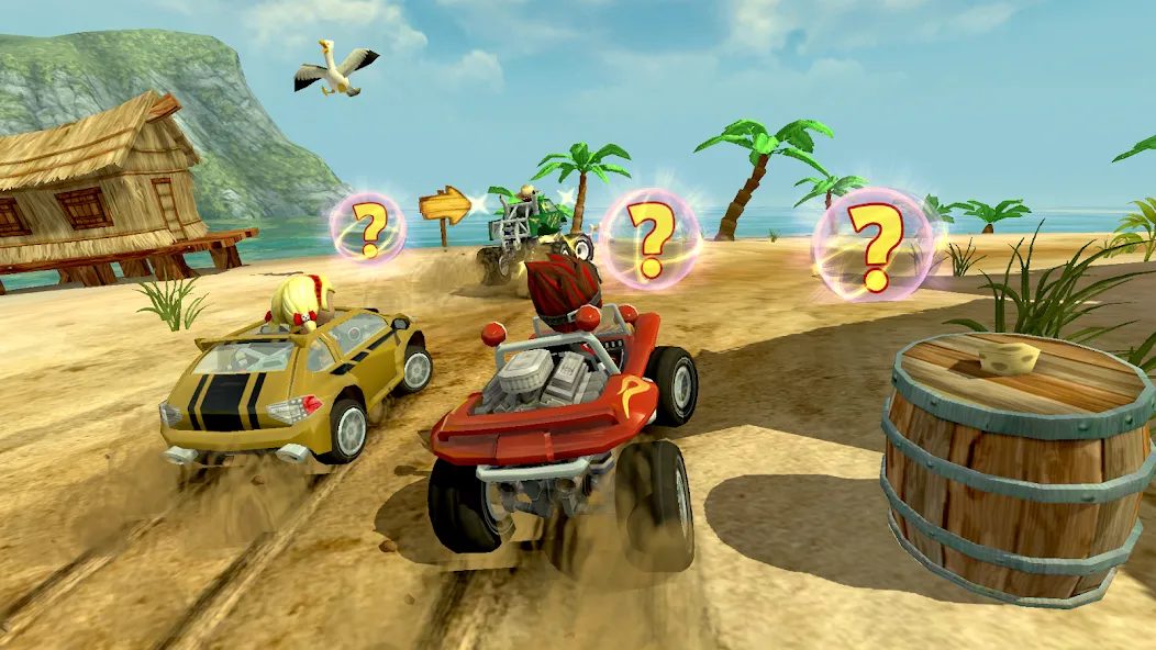 Beach Buggy Racing — Мод: Много денег и кристаллов — скриншот 3