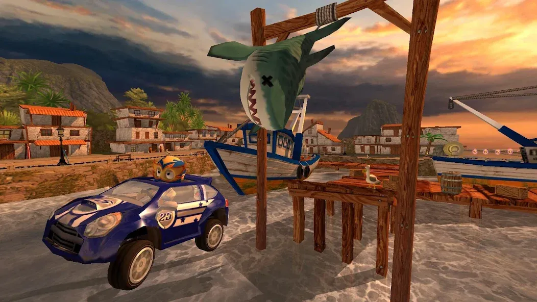 Beach Buggy Racing — Мод: Много денег и кристаллов — скриншот 5