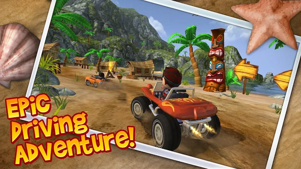 Скачать Beach Buggy Blitz с модом — Много денег и кристаллов — скриншот 1