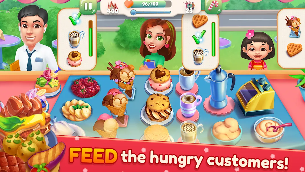 Cooking Artist: Kitchen Game MOD APK — Много денег — скриншот 1