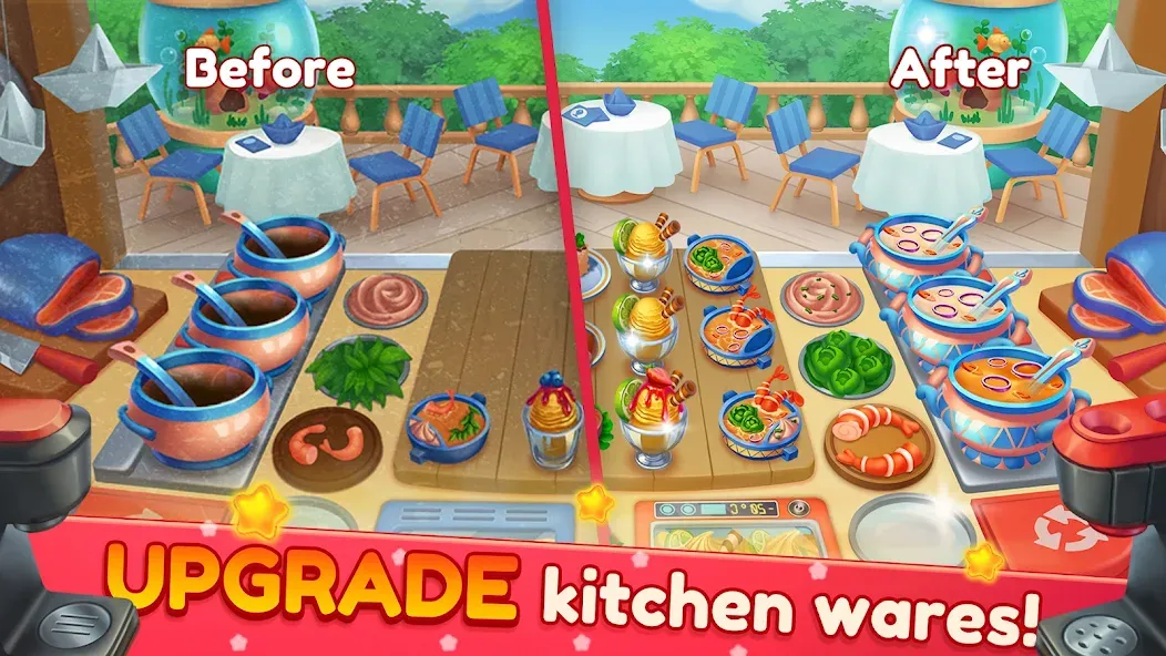 Cooking Artist: Kitchen Game MOD APK — Много денег — скриншот 2