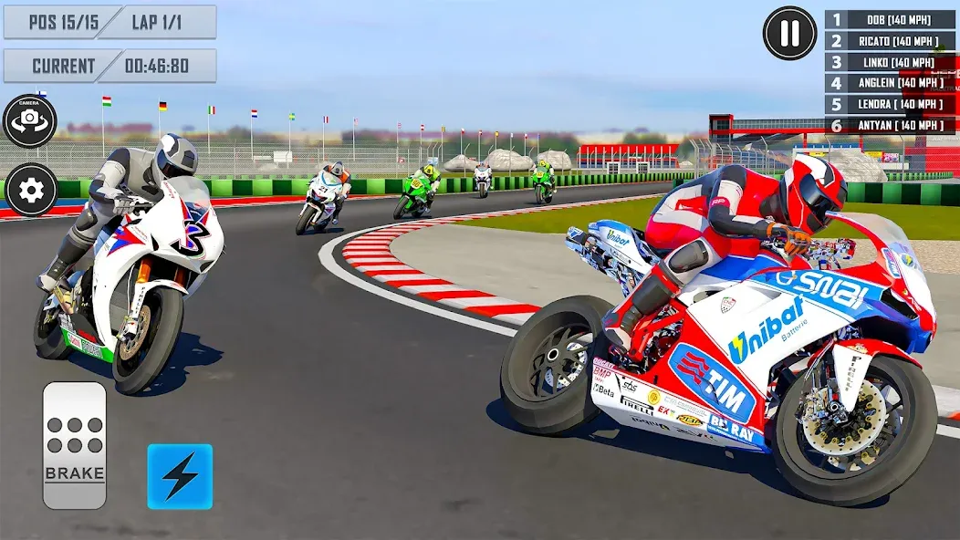3D Bike Racing Games Offline на Андроид — Много денег — скриншот 2