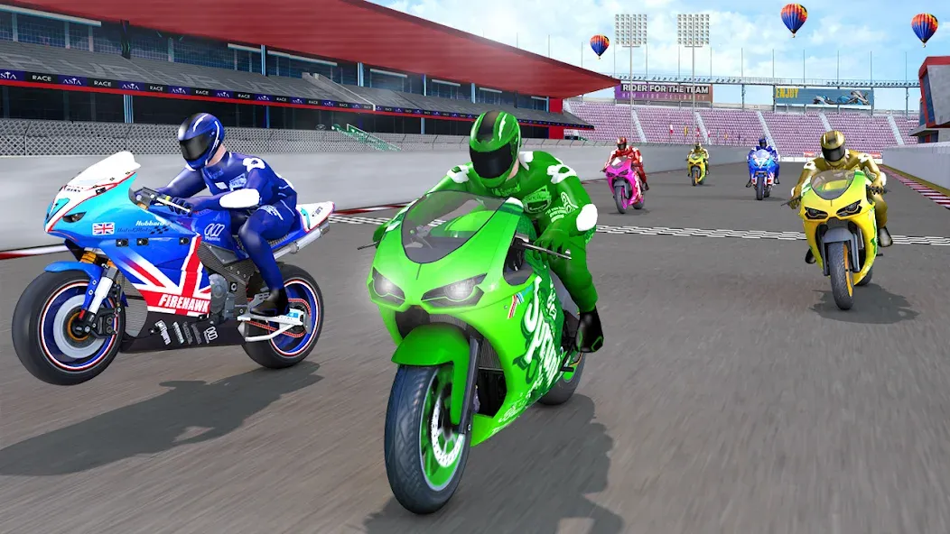 3D Bike Racing Games Offline на Андроид — Много денег — скриншот 4