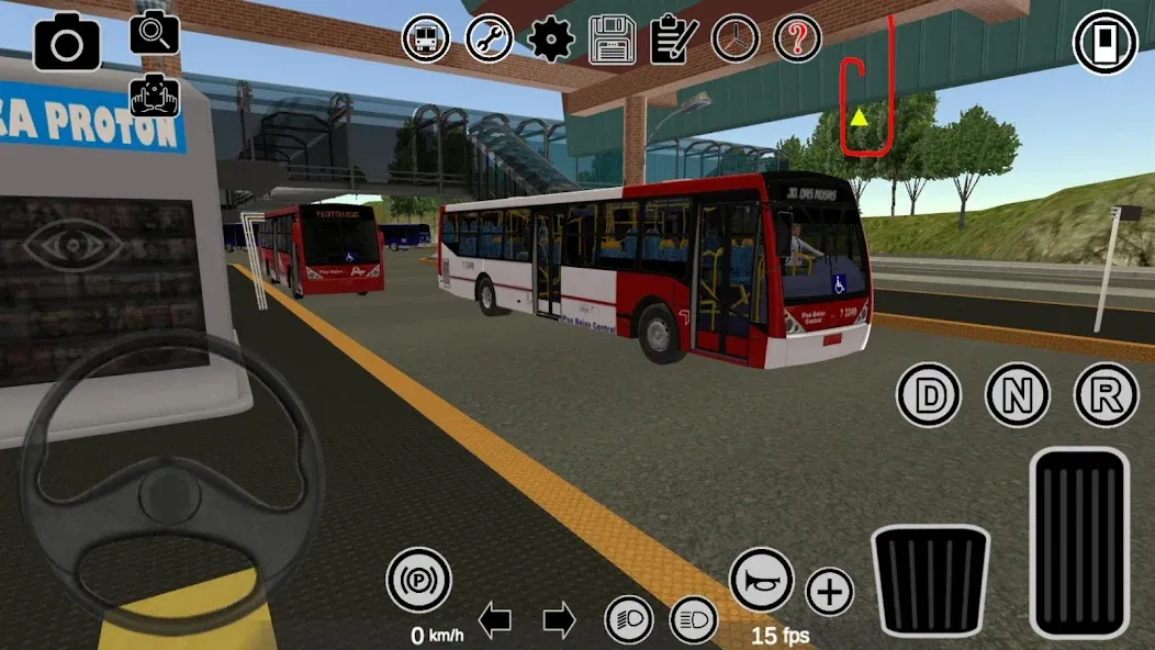 Взломанная Proton Bus Simulator Urbano на Андроид — Все автобусы разблокированы — скриншот 1 Взломанная Proton Bus Simulator Urbano на Андроид — Все автобусы разблокированы — скриншот 1