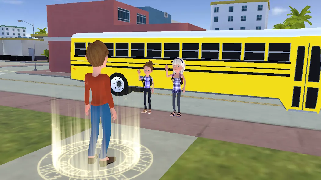 Super Dad Virtual : Happy Game MOD APK — Много денег — скриншот 2