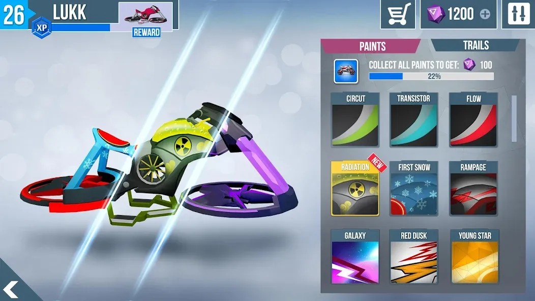 Скачать Gravity Rider Zero — Модификация Все мотоциклы открыты — скриншот 2