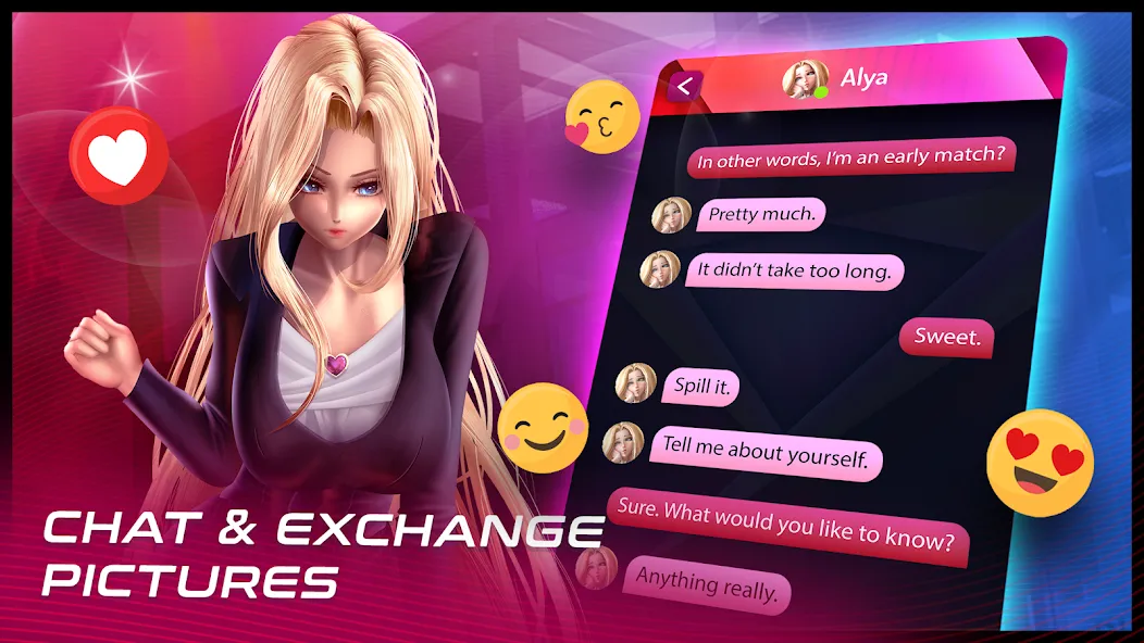 Скачать LoveNest - Anime Character Sim на телефон — Много денег и без рекламы — скриншот 3